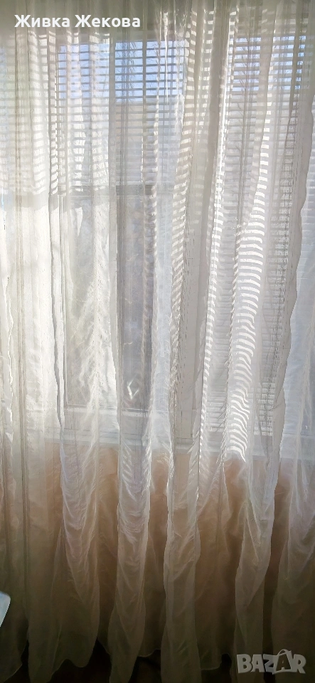 нежни, бели завеси, снимка 1
