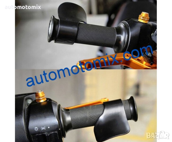 ДЕКОРАЦИЯ ЗА ВОЛАН НА МОТОЦИКЛЕТ 4901-ЧЕРЕН, снимка 1