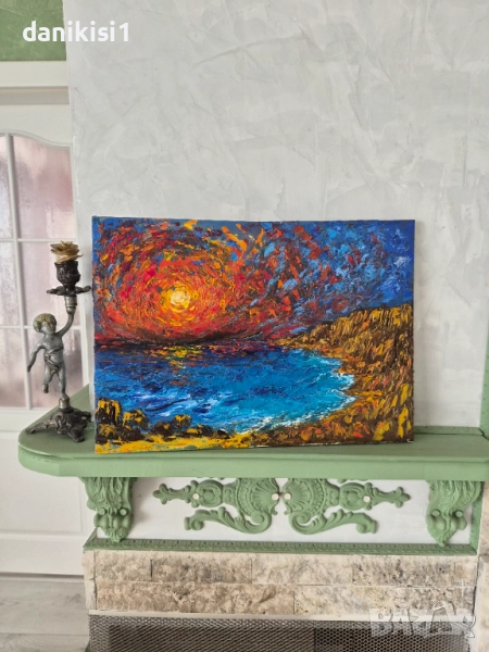 Авторска картина маслени бои, снимка 1