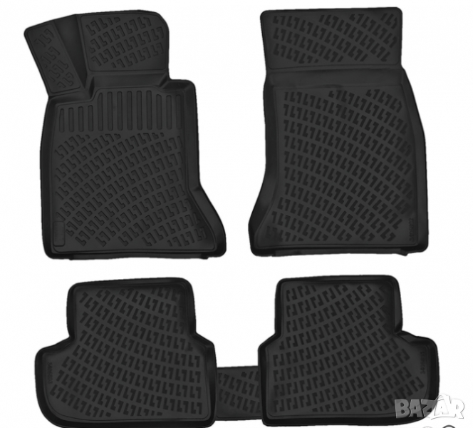 Гумени стелки RizLine за BMW 5 E60/E61 03-10, снимка 1