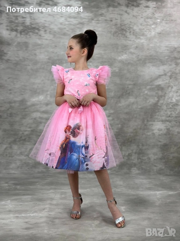 Рокля Елза и Ана размери 104-128см, снимка 1