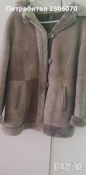 Късо дамско кожено палто, снимка 1