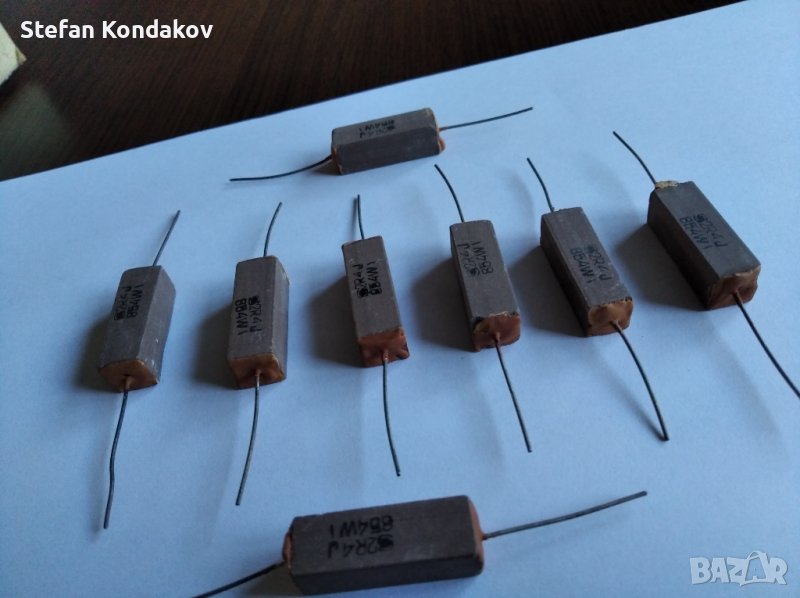 Резистор жичен-2,4ом,4вт, снимка 1