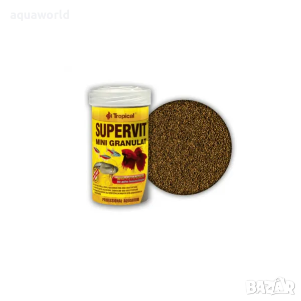 "ПРОМОЦИЯ" Tropical Supervit Mini Granulat Многосъставна храна на гранули – 10гр., снимка 1