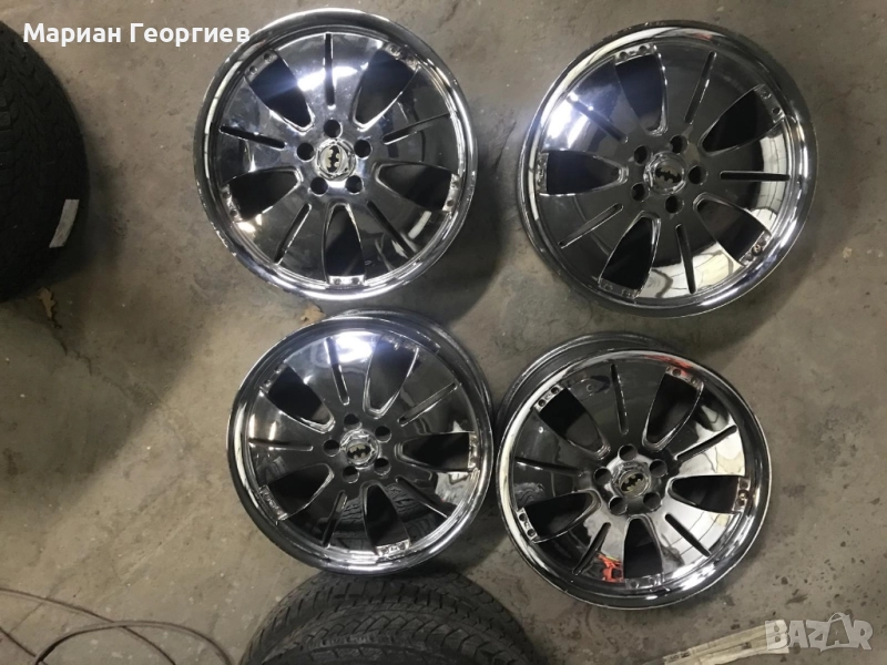 Лети Джанти 5х100 Никилирани, снимка 1