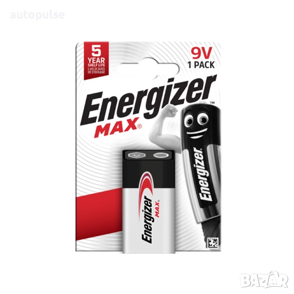 Батерии Energizer MAX 9V 1 бр., снимка 1