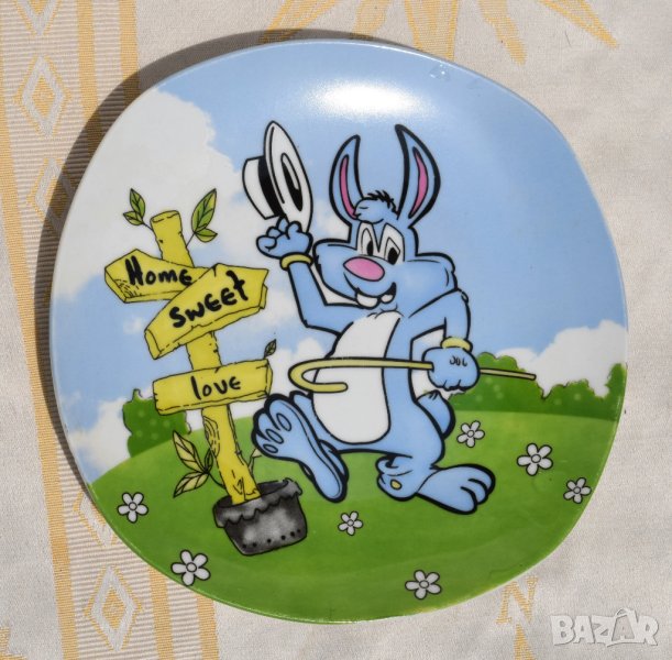 Детска порцеланова чинийка, снимка 1