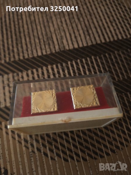 Ботунели( Копчета за Ръкавели нови златист цвят, снимка 1