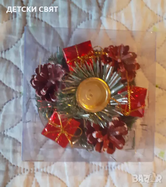 Нови свещници ,панделки, гирлянди, снимка 1