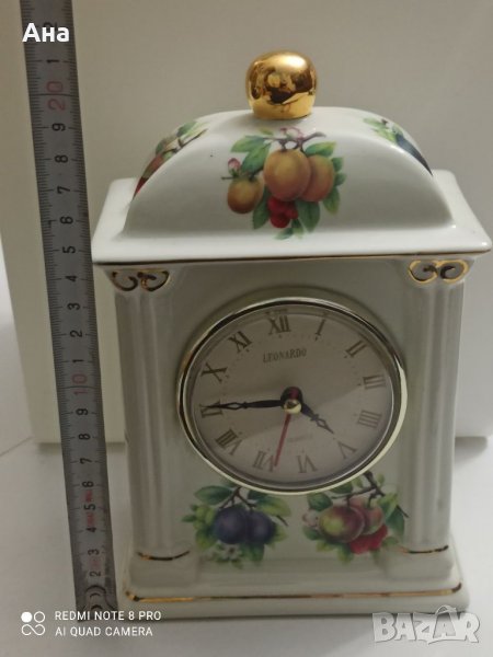 Стар английски настолен часовник , снимка 1