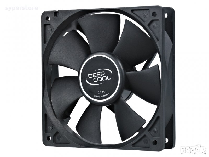 Вентилатор 120x120x25 мм DeepCool Xfan Silent SS000072 1300rpm за кутия 3пинов и молекс конектори, снимка 1