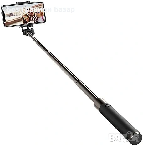 Нов Bluetooth селфи стик Spigen Velo, лек и компактен, дистанционно за снимки, снимка 1