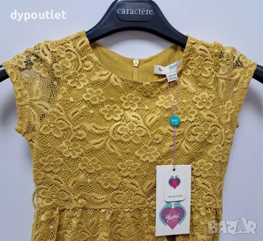 Рокля Yumi, размер - 3/4 год./104 см./.. , снимка 3 - Детски рокли и поли - 48413923