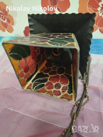 лампа за таван стил "Тифани" , снимка 9 - Настолни лампи - 53480103