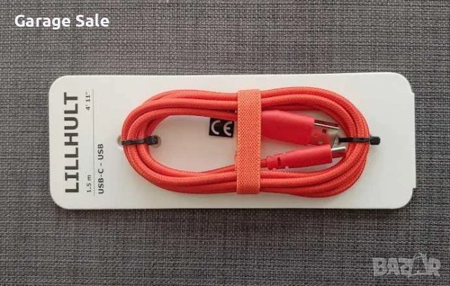USB кабели на IKEA (Type-C, Lightning) 1,5 м., НОВИ, снимка 2 - USB кабели - 41763225
