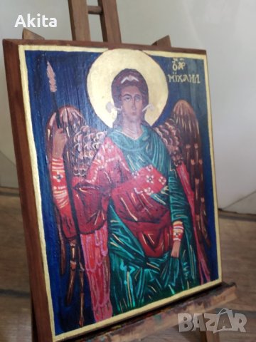 Икона на свети Архангел Михаил, снимка 2 - Икони - 41665125