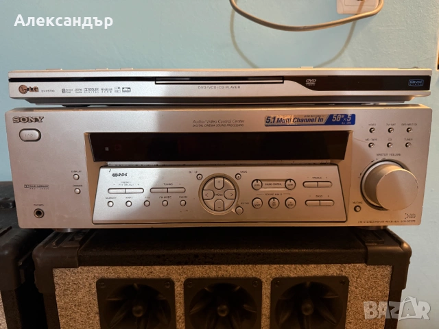 5.1 AV ресивър – Sony STR-DE375 + DVD плейър – LG DVX9700, снимка 3 - Ресийвъри, усилватели, смесителни пултове - 53435243