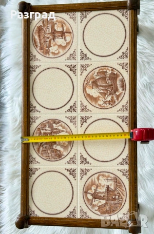 Винтидж масичка от масивна дървесина, снимка 5 - Маси - 53572512