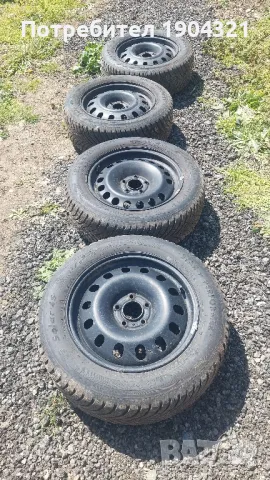 Железни джанти 16 ски свалени от пежо 407 2005г дот.23г., снимка 2 - Гуми и джанти - 49966819