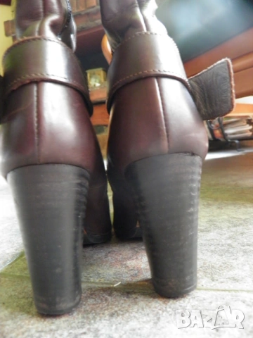 G-star оригинални дамски ботуши от естествена кожа Uk4/37, снимка 9 - Дамски ботуши - 53246327