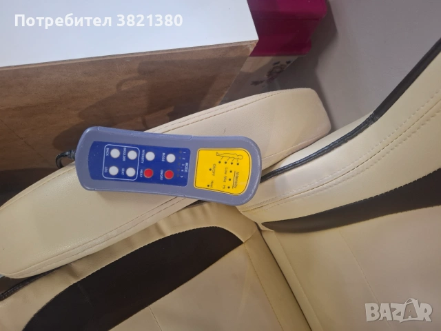 Електрически масажен стол с табуретка, снимка 2 - Столове - 53703064