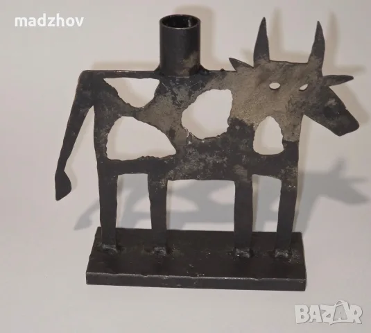 Ръчно изработен свещник , снимка 3 - Декорация за дома - 55935281