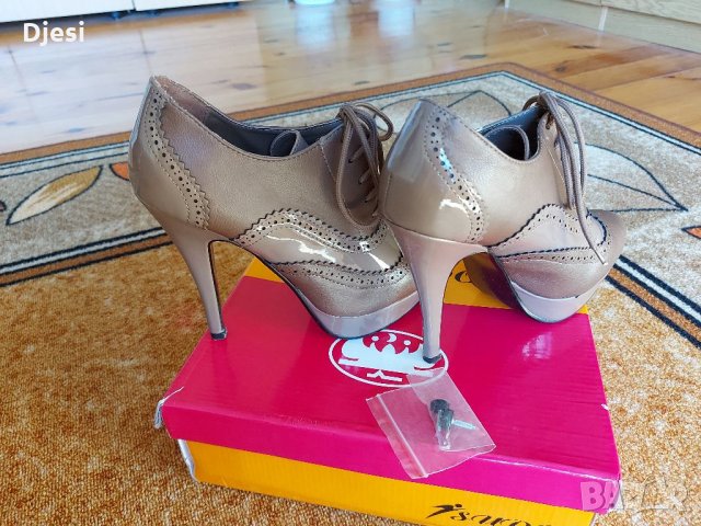 Обувки на ток, снимка 6 - Дамски обувки на ток - 35844832