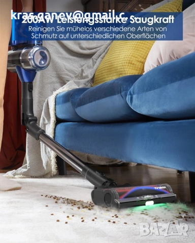 Tineco Pure ONE S50 Pro Безжична прахосмукачка с батерия, снимка 3 - Прахосмукачки - 51710448