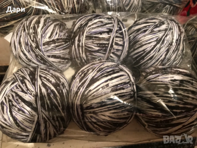 Продавам прежда-около 5 килограма, снимка 2 - Декорация за дома - 53716128