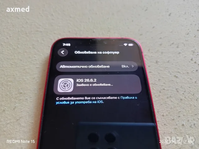Apple iPhone PRODUCTS RED 12 64Gb , снимка 4 - Apple iPhone - 56009909