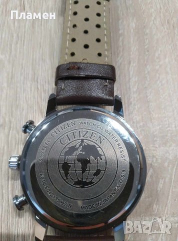 Мъжки  ръчен Часовник Citizen Eco-Drive Chronograph дата,ден час в месеца, снимка 5 - Мъжки - 44382611