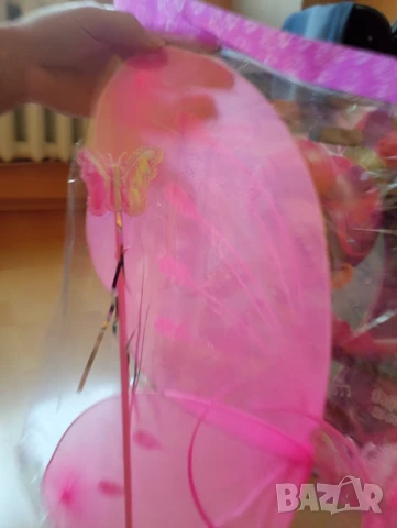 Крила на фея с диадема и вълшебна пръчка НОВИ!, снимка 6 - Други - 50748301