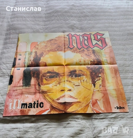 Nas Illmatic плакат 60х60см, снимка 2 - Картини - 53232261