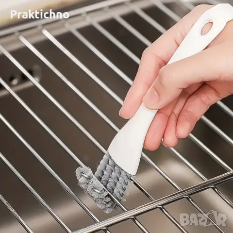 Четка и стъргалка за почистване на скара, снимка 1