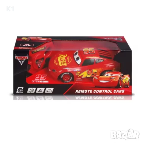 Кола с дистанционно Маккуин Колите, The Cars McQueen, снимка 3 - Образователни игри - 51241402