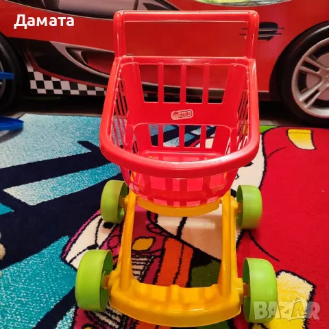 Количка за пазаруване и други играчки и пъзели , снимка 3 - Коли, камиони, мотори, писти - 47904604