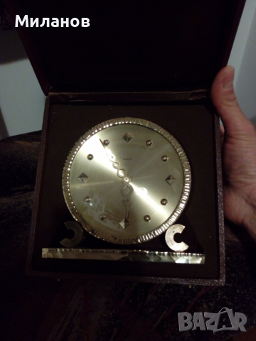 Настолен 8-дневен механичен часовник, снимка 7 - Антикварни и старинни предмети - 36232284