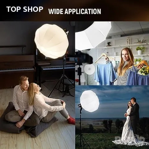 Нов NEEWER  Фенерен Софтбокс 360° Осветление за Влог и Фото снимки Фотография, снимка 4 - Друга електроника - 49335166