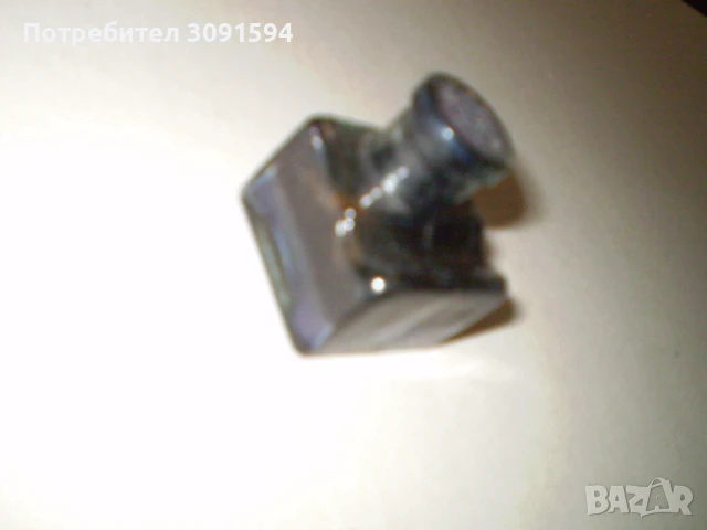 19 век малка стъклена мастилница , снимка 8 - Колекции - 50638013