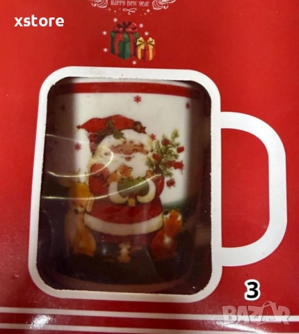 Оригинален коледен подарък чаша в оригинална опаковка и лъжичка, снимка 7 - Други - 52793099