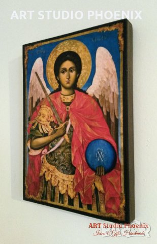 Икона на Свети Архангел Михаил, различни изображения icona Sveti Arhangel Mihail, снимка 9 - Икони - 12896701