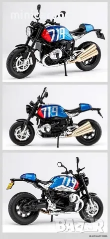 Метален мотор BMW R nineT 1:9 , снимка 3 - Колекции - 56404749