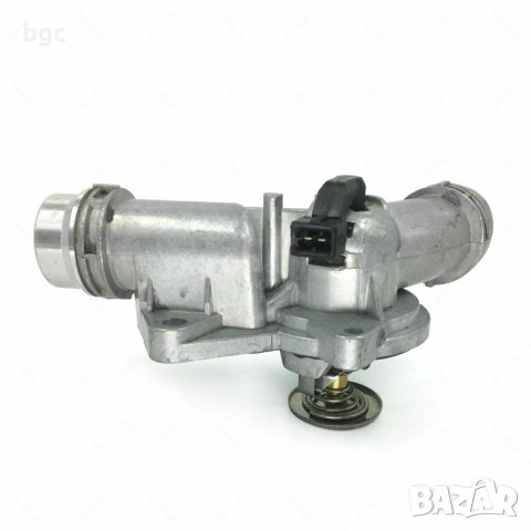 Алуминиев Корпус Алуминиево тяло Фланец за Термостат BMW M52TU M54 E46 E39 - БЪРЗИ ВРЪЗКИ!, снимка 2 - Части - 44280047