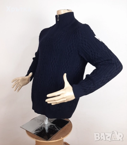 Dale of Norway Hoven - Оригинален мъжки пуловер с цип размер L, снимка 6 - Пуловери - 52514934