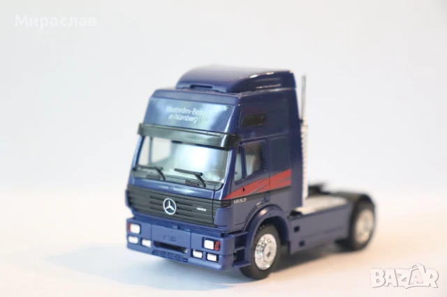 HERPA H0 1/87 MERCEDES 1853 ВЛЕКАЧ МОДЕЛ КОЛИЧКА КАМИОН