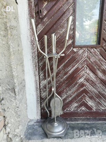 Прибори за Камина, Разглобяеми, Стоманени, снимка 1