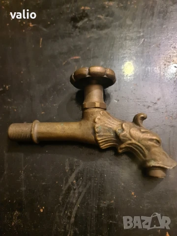 Бронзова чешма кран, снимка 2 - Декорация за дома - 51199633