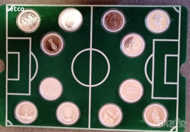 Колекция ОФИЦИАЛНИ възпоменателни монети за Световното футболно първенстно Бразилия 2014, снимка 4 - Нумизматика и бонистика - 34689763