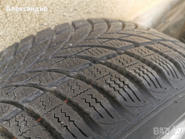 Оригинални джанти от Audi A6 + нови зимни гуми 225/60/16 дот 2023 г., снимка 5 - Гуми и джанти - 44794950