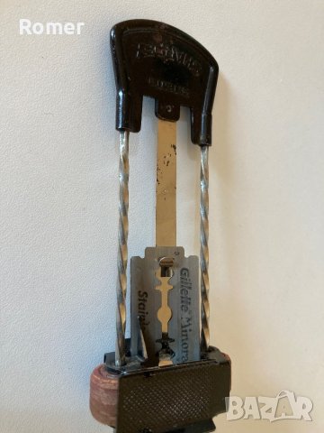  Sharpex стар уред за заточване на бръснарски ножчета, снимка 11 - Антикварни и старинни предмети - 41823080